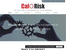 Tablet Screenshot of calqrisk.com